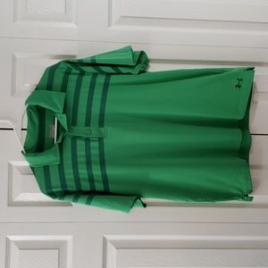 Under Armour Heat Gear 3 button collar polo shirt